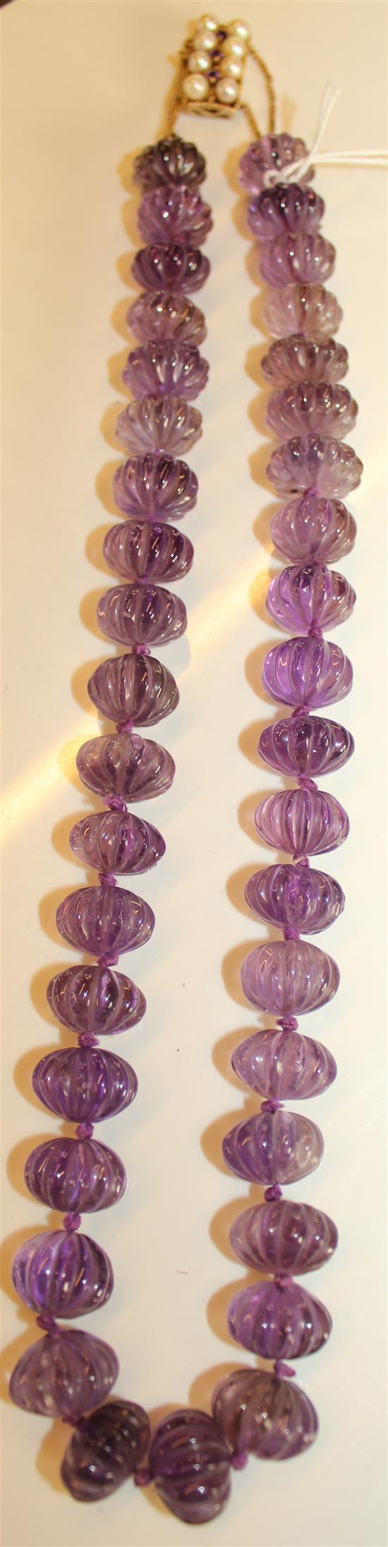 Amethyst beads